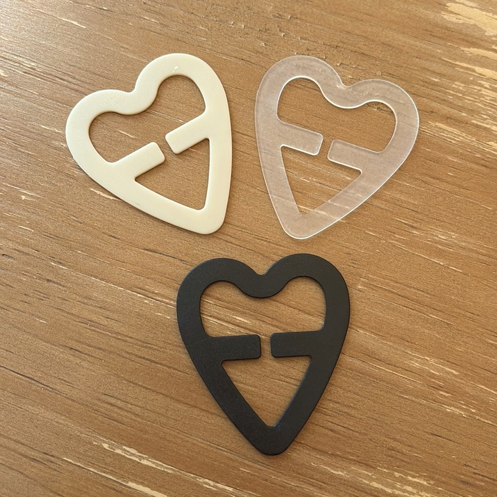 Women’s Neutral 3 Piece Plastic Bra Strap Converter